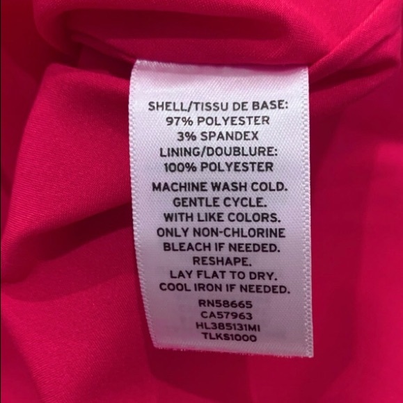 Chelsea28 Pink Rose Ruffle Shift Dress Size 12 - Picture 9 of 9